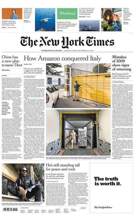 front page news|The New York Times .